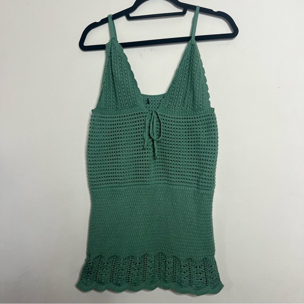 knit green dress unbranded